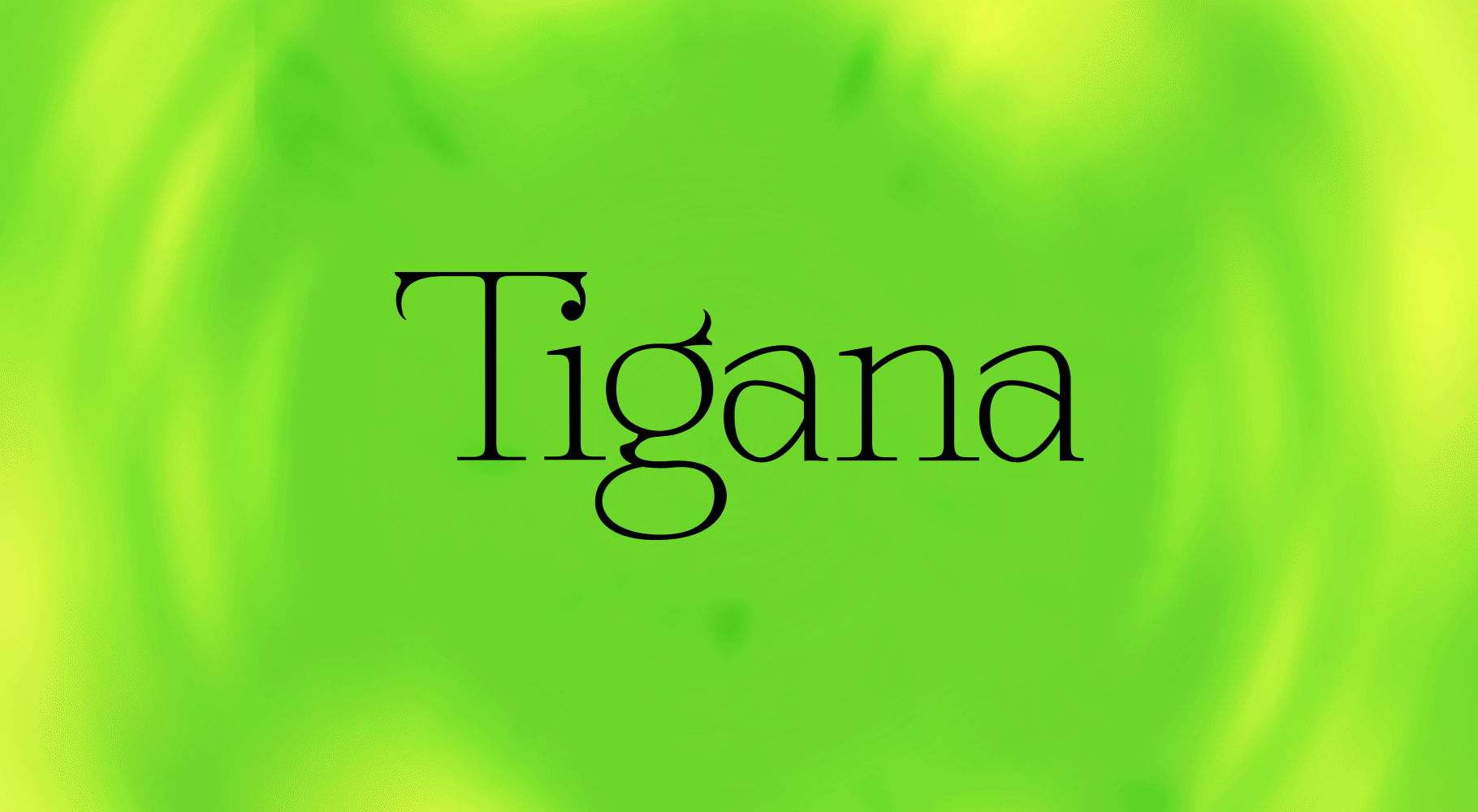 Image for post – Tigana Custom Typeface